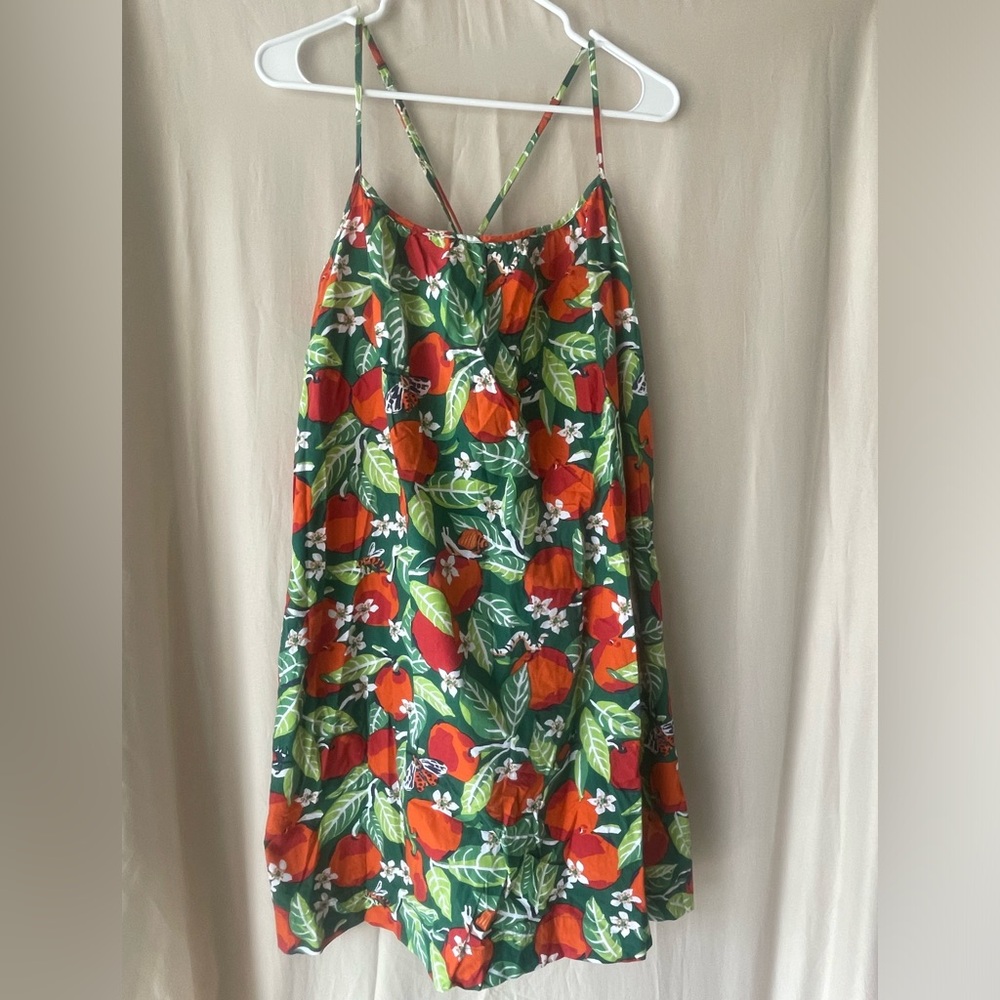 Printfresh Green and Orange Floral Top